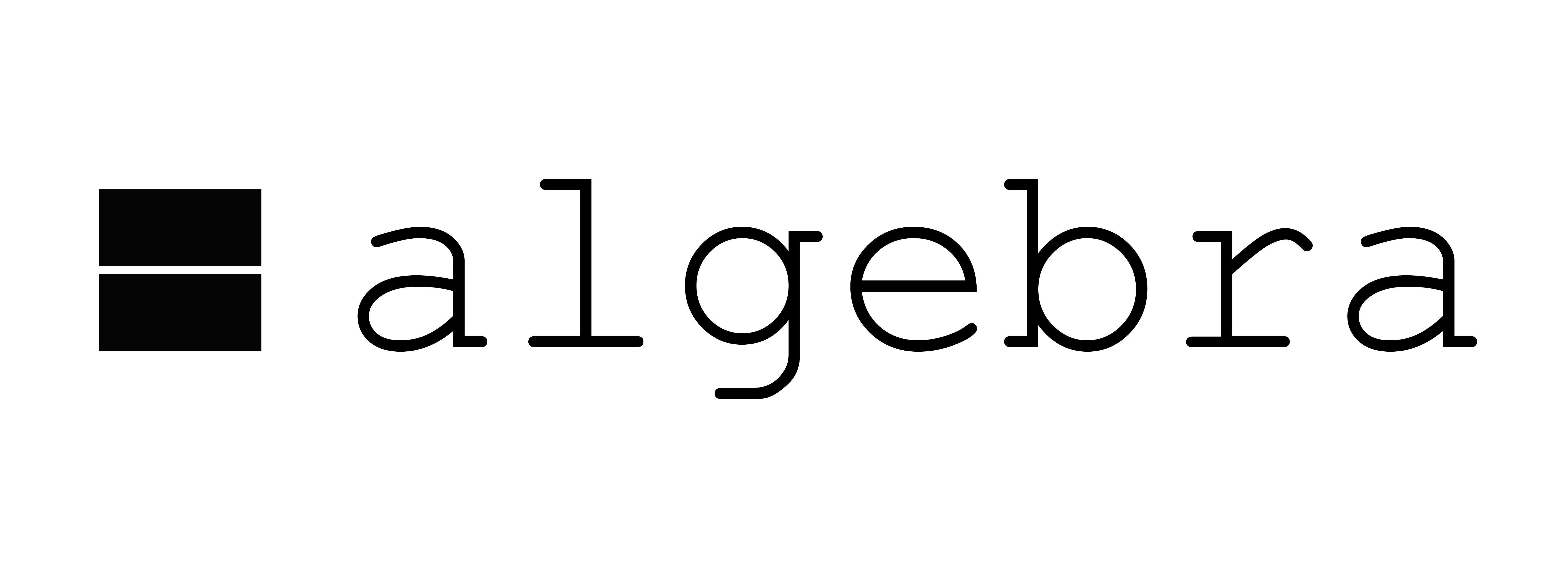 Algebra = Logo